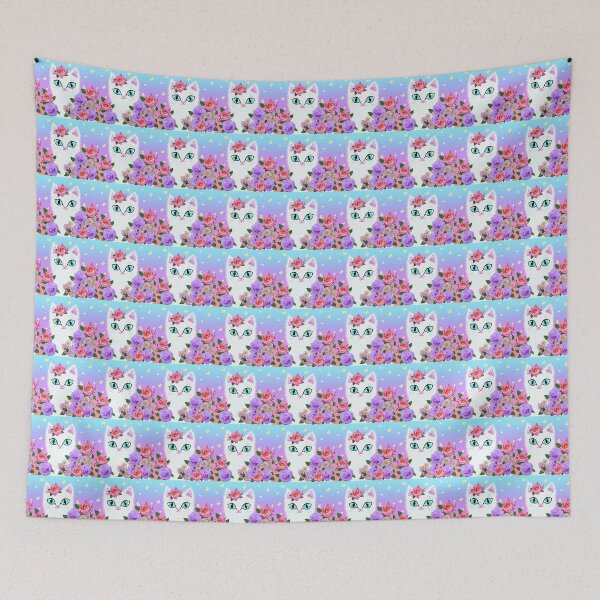 Item preview, Kitty in the Rose Garden designed and sold by Soozie Wray.
