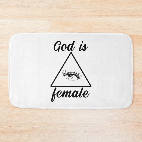 Item preview, God is female, v1 designed and sold by ideasfinder.