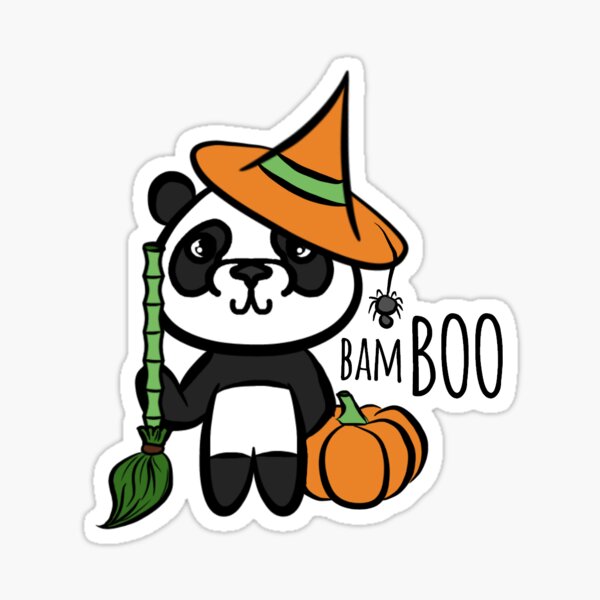 bamBOO - Halloween panda Sticker