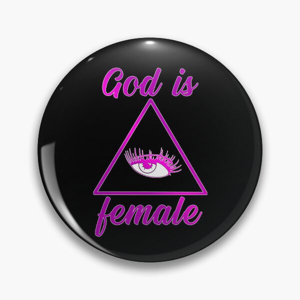 Item preview, God is female, v2 designed and sold by ideasfinder.