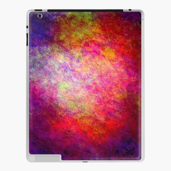 Modern Colorful Cool New Vivid Distressed Texture Abstract iPad Skin