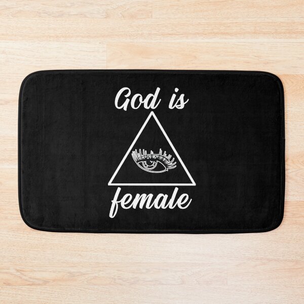 Item preview, God is female, v3 designed and sold by ideasfinder.