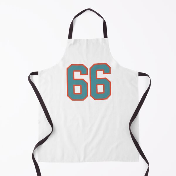 Item preview, 66 number, aqua orange lucky sports sixty six designed and sold by ArtIsParty.