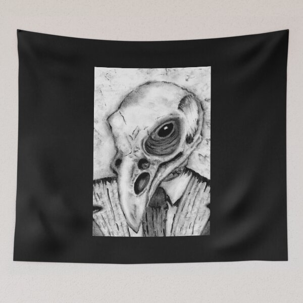 Item preview, Crow Skull gothic designed and sold by Karen Cessford.