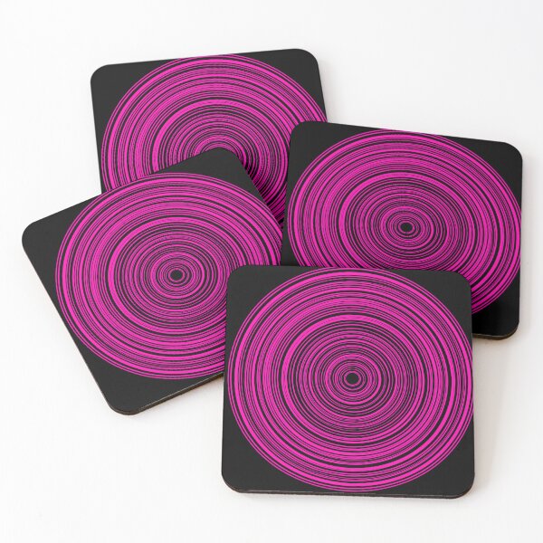 Item preview, modern pink circle lines designed and sold by Psnj.