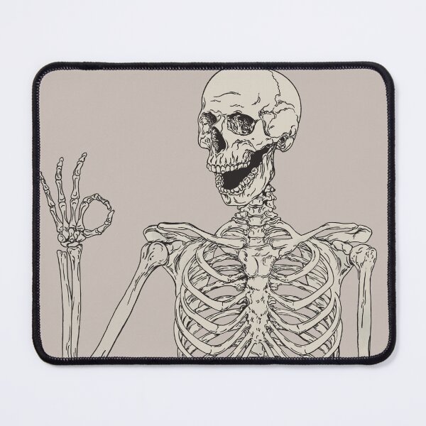 Item preview, Halloween Scary evil pumpkin funny pumpkin head Human Skeleton Pink Halloween Art Ghosts Anatomically Anatomy Minimalist Hand Posting  designed and sold by thanyaj.