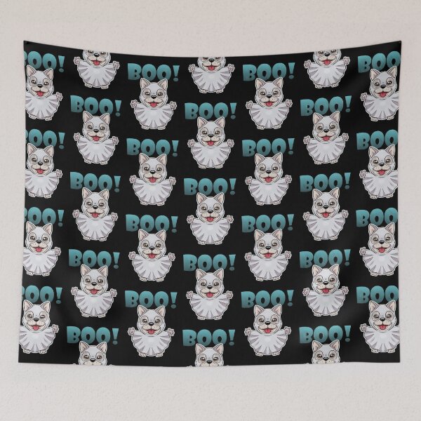 Item preview, Boo Ghost Shiba Inu Puppy | Halloween Puppy | Cream designed and sold by Jovak.