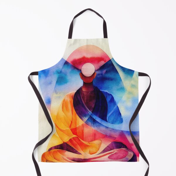 Item preview, Watercolor Monk 7 designed and sold by CEVmemories.