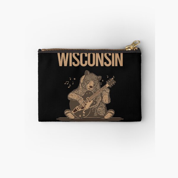 Item preview, Bear With Guitar Wisconsin designed and sold by BloodMoneyTwit.