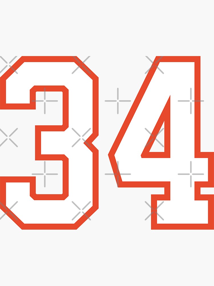 Sports Number 44, red black color lucky sport forty four Sticker for Sale  by ArtIsParty