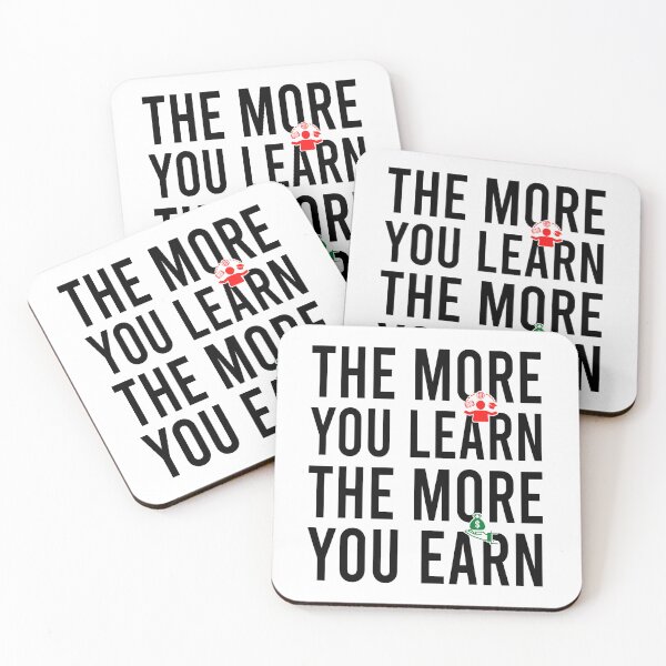 Item preview, the more you learn the more you earn designed and sold by Bigilyy.
