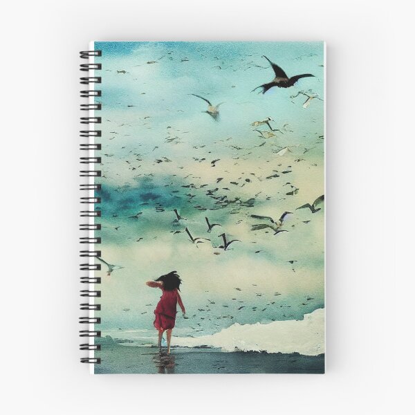 Item preview, Girl and Seagulls designed and sold by recollectionsv.