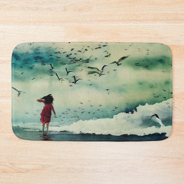 Item preview, Girl and Seagulls designed and sold by recollectionsv.