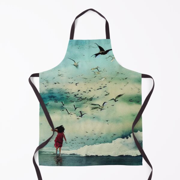 Item preview, Girl and Seagulls designed and sold by recollectionsv.