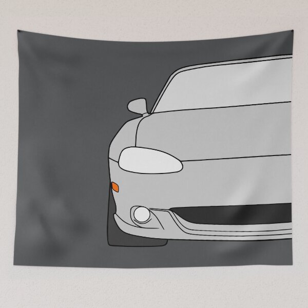 Item preview, Mazda Miata MX5 MX-5 NB silver color designed and sold by EdimDesign.