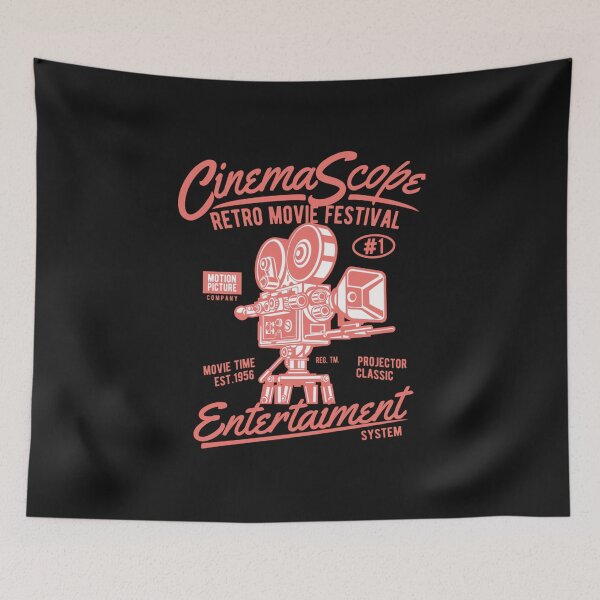 Item preview, cinema scope retro movie festival designed and sold by KayaHomenick.