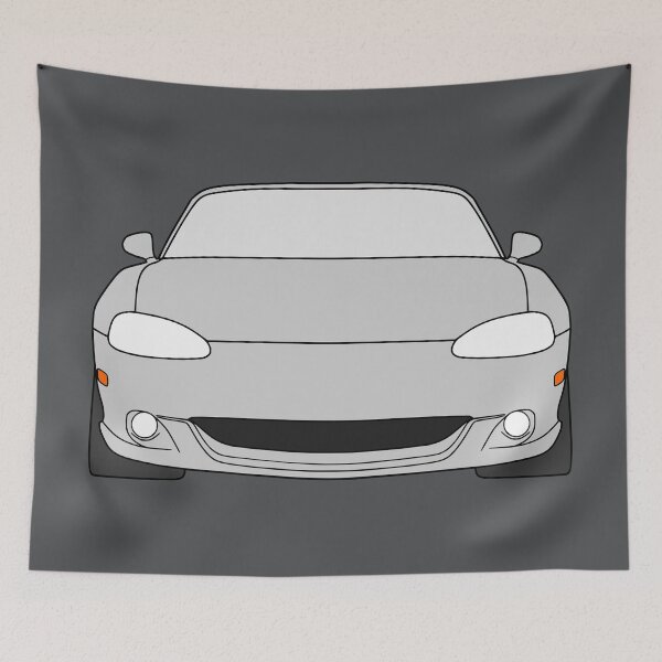 Item preview, Mazda Miata MX5 MX-5 NB silver color designed and sold by EdimDesign.