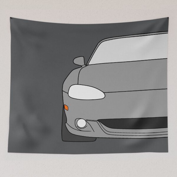 Item preview, Mazda Miata MX5 MX-5 NB gray color designed and sold by EdimDesign.