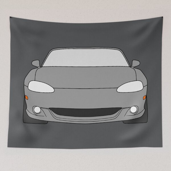 Item preview, Mazda Miata MX5 MX-5 NB gray color designed and sold by EdimDesign.
