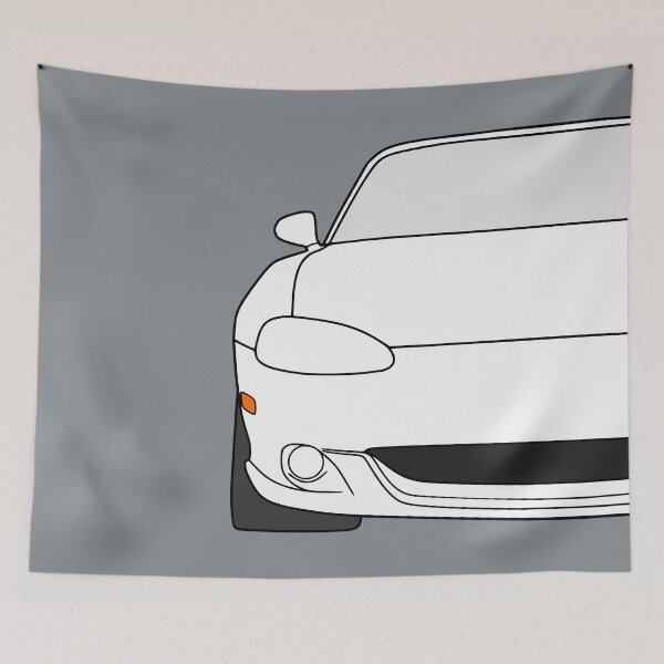 Item preview, Mazda Miata MX5 MX-5 NB white color designed and sold by EdimDesign.