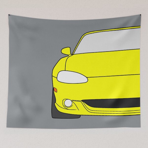 Item preview, Mazda Miata MX5 MX-5 NB yellow color designed and sold by EdimDesign.