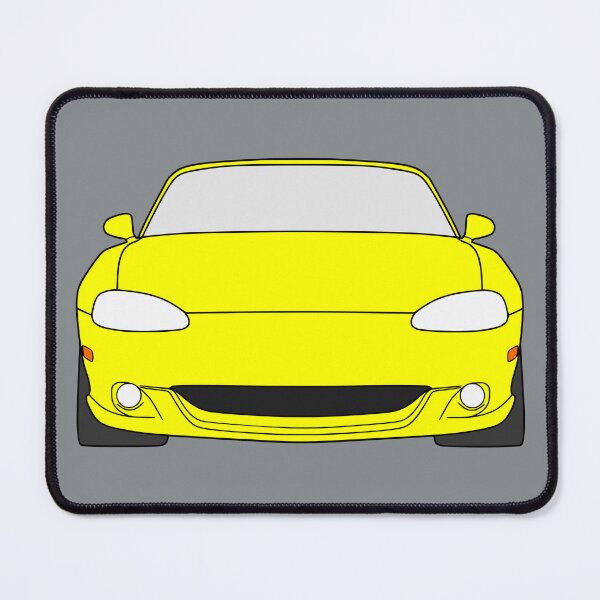Item preview, Mazda Miata MX5 MX-5 NB yellow color designed and sold by EdimDesign.
