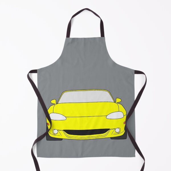Aperçu de l'œuvre Mazda Miata MX5 MX-5 NB couleur jaune créée et vendue par EdimDesign.