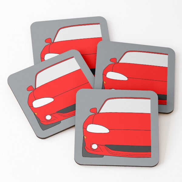 Item preview, Mazda Miata MX5 MX-5 NB red color designed and sold by EdimDesign.