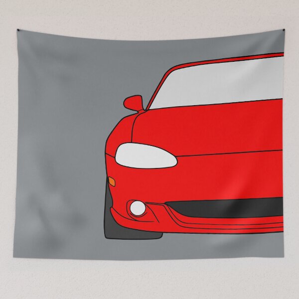 Item preview, Mazda Miata MX5 MX-5 NB red color designed and sold by EdimDesign.
