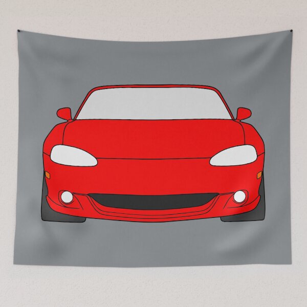 Item preview, Mazda Miata MX5 MX-5 NB red color designed and sold by EdimDesign.