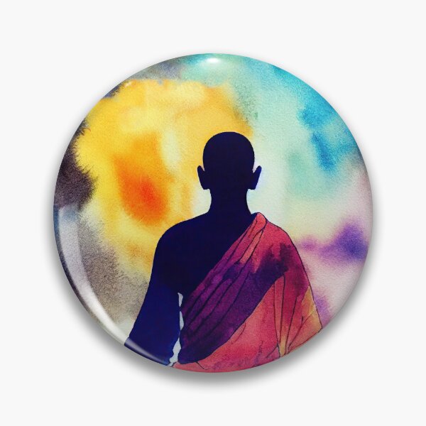 Item preview, Watercolor Monk 9 designed and sold by CEVmemories.