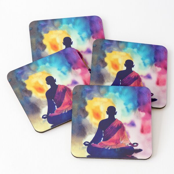 Item preview, Watercolor Monk 9 designed and sold by CEVmemories.