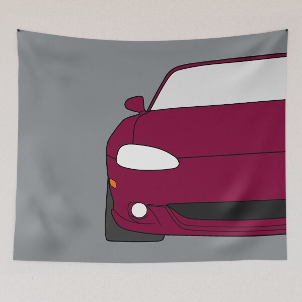 Item preview, Mazda Miata MX5 MX-5 NB purple color designed and sold by EdimDesign.