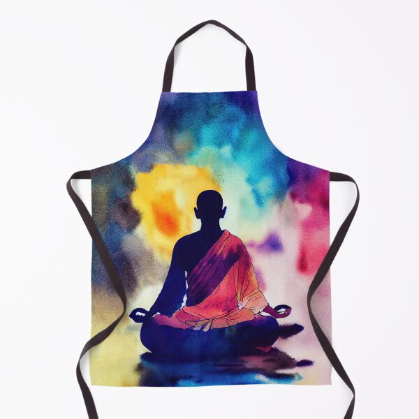 Item preview, Watercolor Monk 9 designed and sold by CEVmemories.