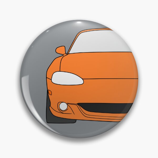 Artikelvorschau, Mazda Miata MX5 MX-5 NB orange Farbe entworfen und verkauft von EdimDesign.