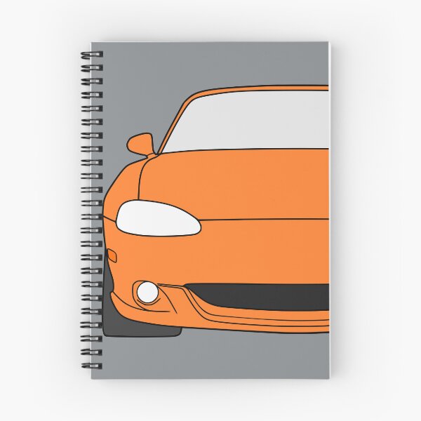Item preview, Mazda Miata MX5 MX-5 NB color naranja designed and sold by EdimDesign.