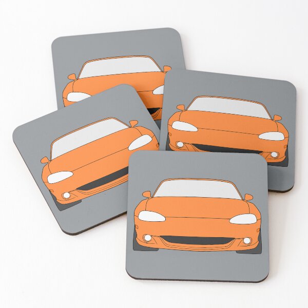 Artikelvorschau, Mazda Miata MX5 MX-5 NB orange Farbe entworfen und verkauft von EdimDesign.