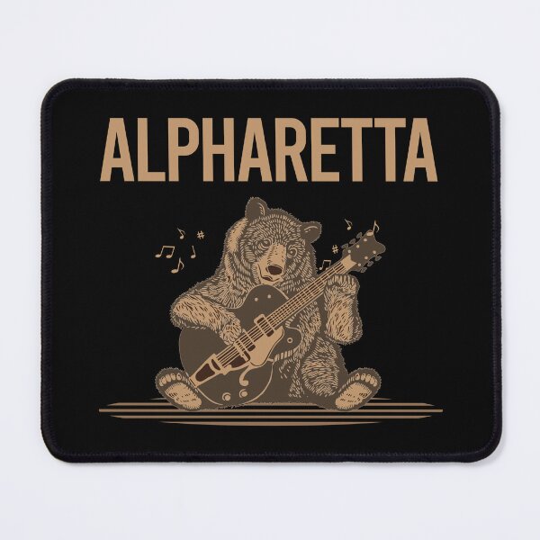 Item preview, Bear With Guitar Alpharetta designed and sold by BloodMoneyTwit.