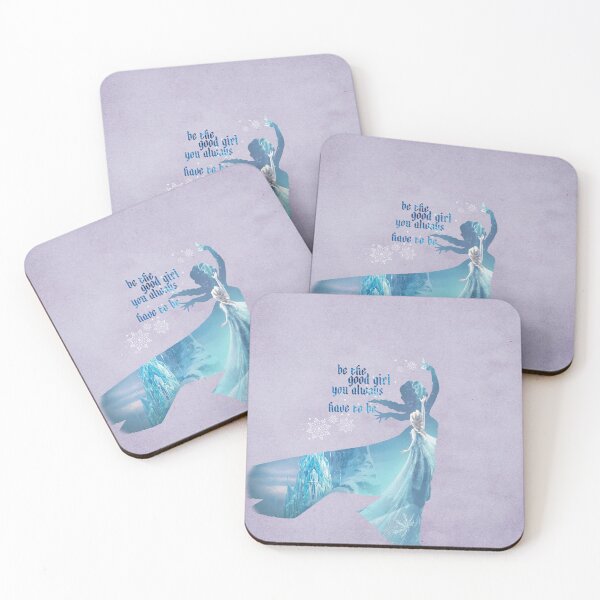 Item preview, Ice Princess Silhouette Be The Good Girl designed and sold by Rainbows Galore.