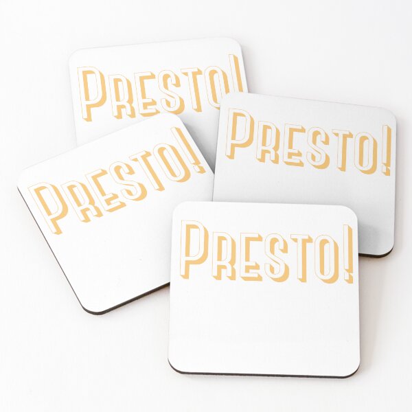 Item preview, Presto! italian word design  designed and sold by Mirochan80.