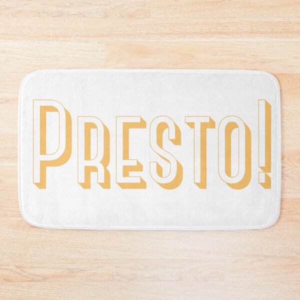 Item preview, Presto! italian word design  designed and sold by Mirochan80.