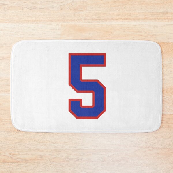 Item preview, Number 5 blue red sports jersey five designed and sold by LoveIsColorful.