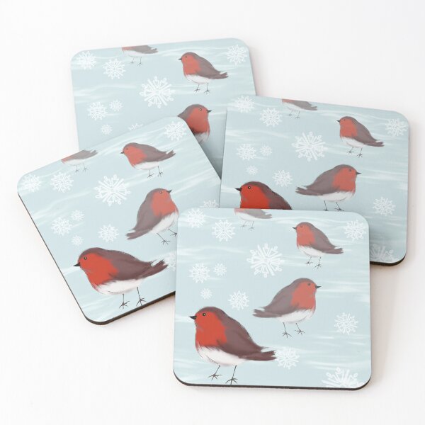 Item preview, Robins in the snow  designed and sold by redraiph.