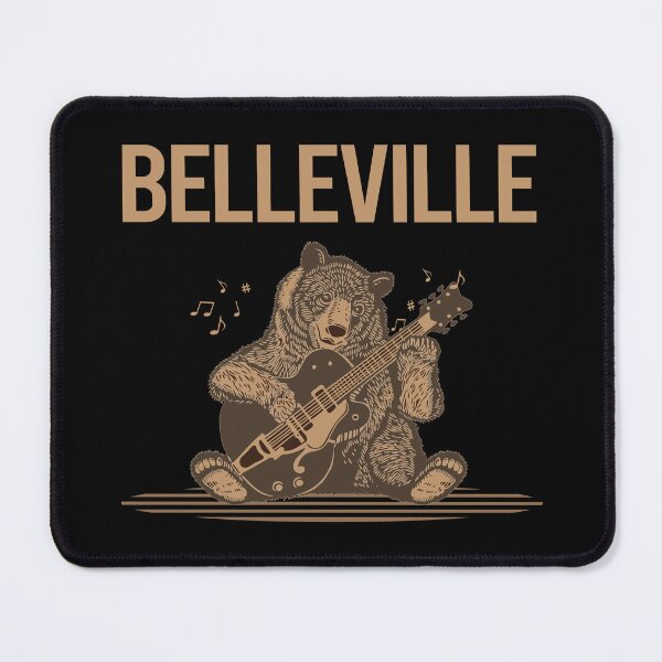 Item preview, Bear With Guitar Belleville designed and sold by BloodMoneyTwit.