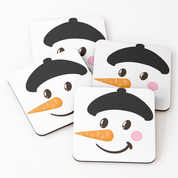 Item preview, French Beret Happy Snowman designed and sold by CreativesbySam.