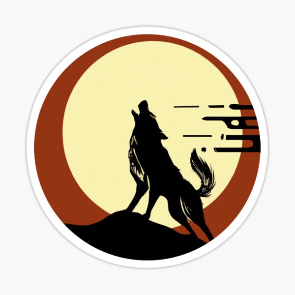 Item preview, Newmoon wolf howling designed and sold by nightspeed.