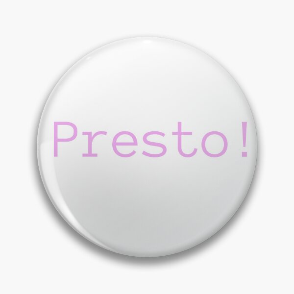 Item preview, Presto! italian word design  designed and sold by Mirochan80.