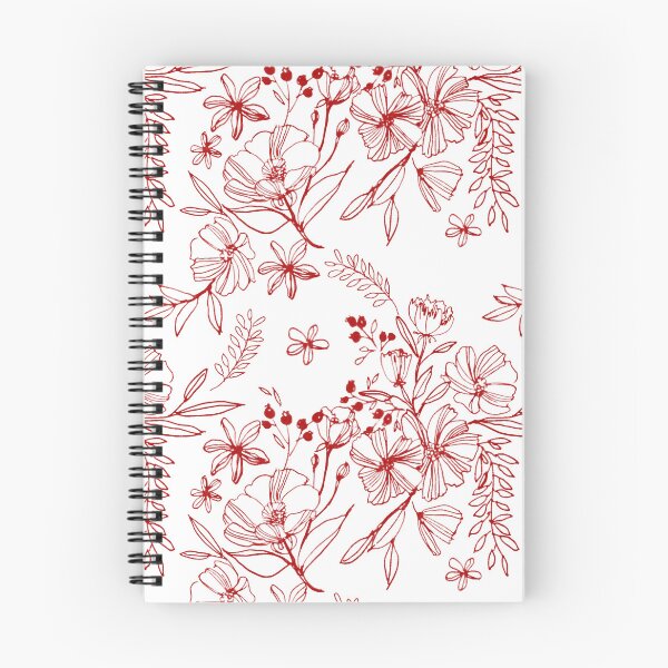 Item preview, red line flower designed and sold by ljstudio.