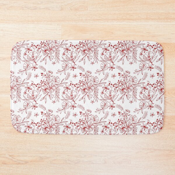 Item preview, red line flower designed and sold by ljstudio.