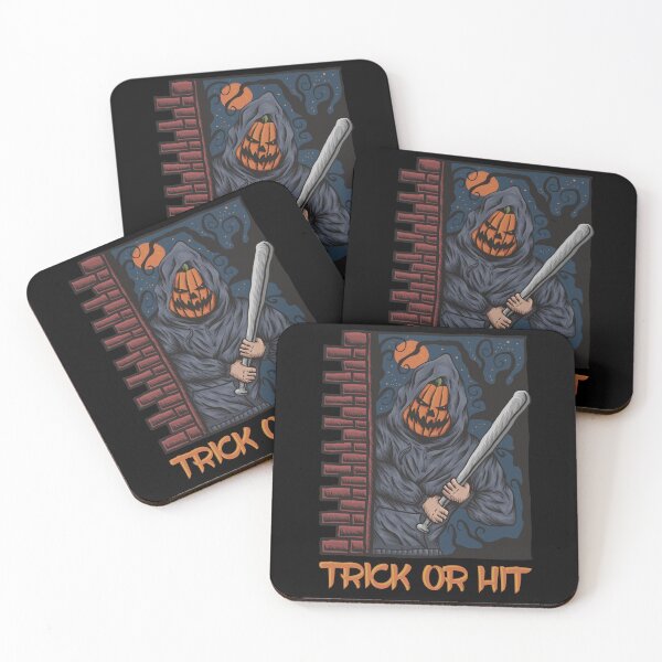 Item preview, Trick or hit halloween scary pumpkin design designed and sold by reka88.